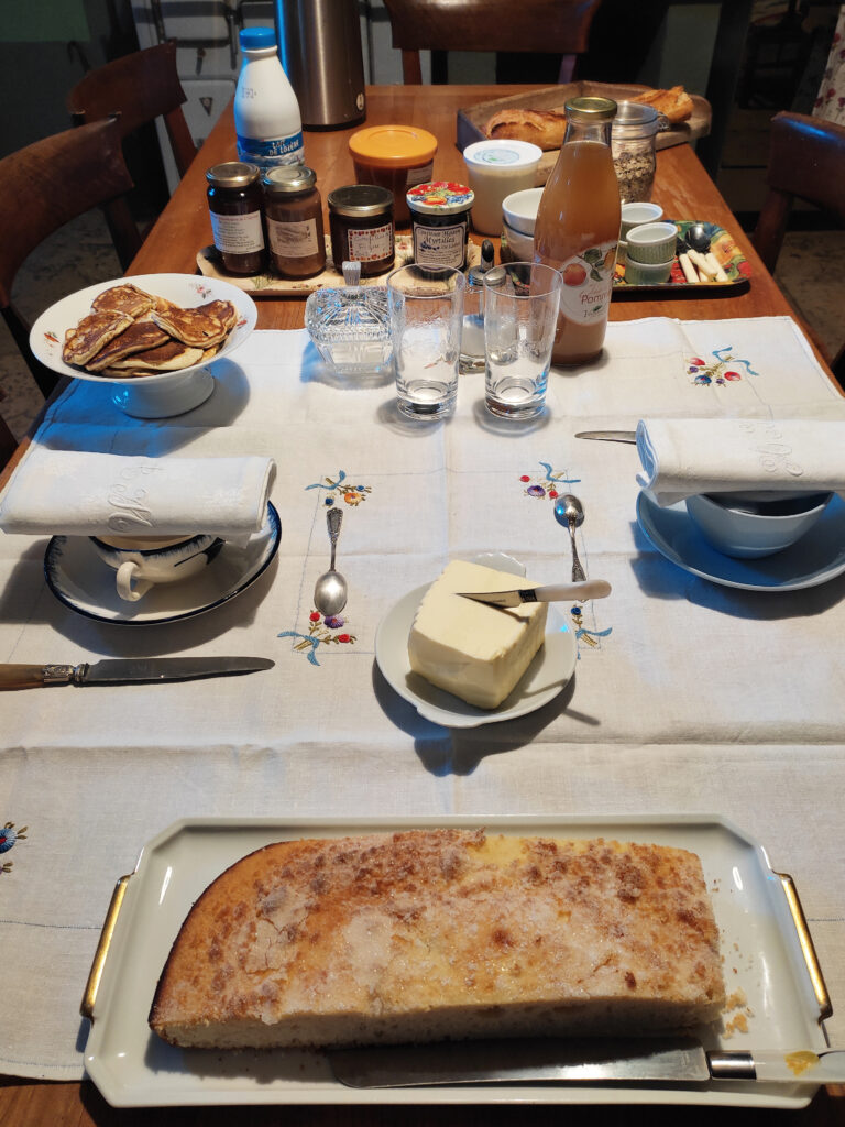 Petit déjeuner de la maison Emile Teissier